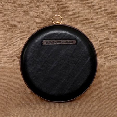 Handcrafted Charcoal Black Currant Clutches Leather Timeless